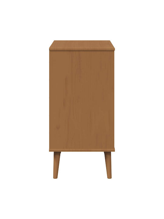 Molde Sideboard aus Holz mit Schubladen Karamele 90x40x80cm