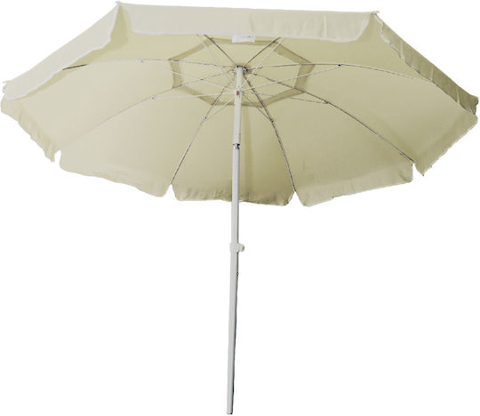 Umbrelă Metalică Albă Ecru 2x2m Ecru
