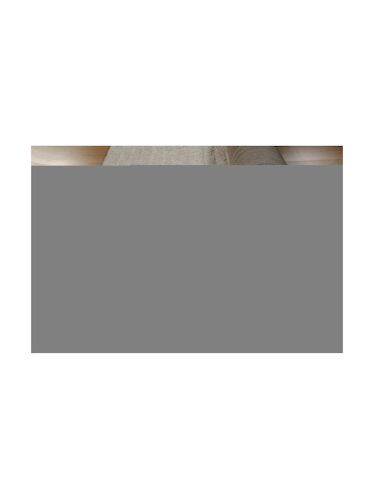 Tzikas Carpets 72970-weiß Teppich Rechteckig Synthetisch,Polyester/Cotton/Leather White, Cream