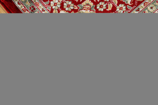Tzikas Carpets Joy Teppich Rechteckig Synthetisch,Polyester/Cotton/Leather Rot
