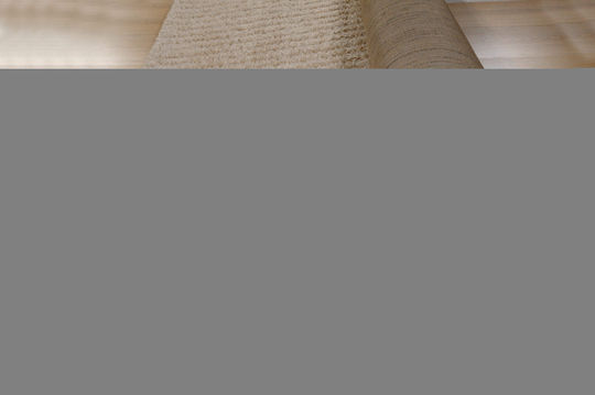 Tzikas Carpets Queen Teppich Rechteckig Synthetisch,Polyester/Cotton/Leather Beige