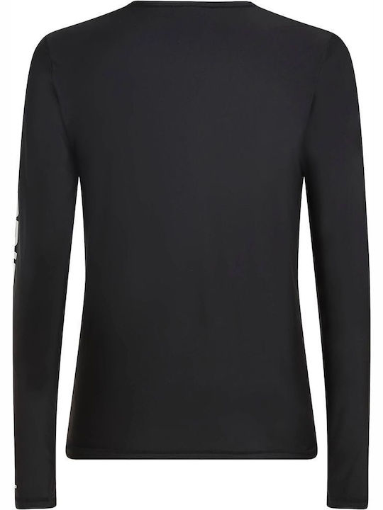 O'Neill Skins UPF 50+ Men Long Sleeve Sun Protection Shirt Black