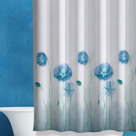 San Lorentzo Blueflowers Duschvorhang 180x180cm Blueflowers