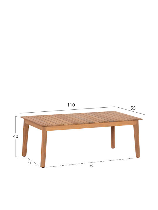 Set de mobilier pentru camera de zi de exterior 4 buc Bej