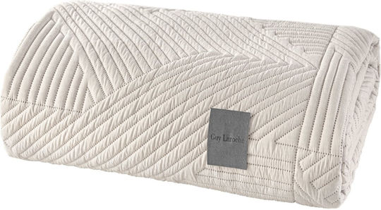Guy Laroche Ziana Tagesdecken Set Mikrofaser Natürliche 220x240cm 2 Stück