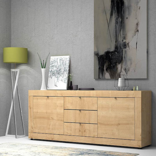 Μπουφές Ocean Ξύλινος με Συρτάρια 210x45x86cm