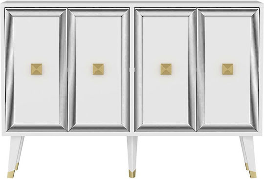 Μπουφές Ansel Ξύλινος 120x30x80cm Μπουφές Ansel Ξύλινος 120x30x80cm