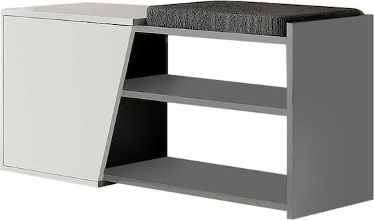 Ξύλινη Fiona με 2 Ράφια 104x37x47cm Ξύλινη Fiona με 2 Ράφια 104x37x47cm
