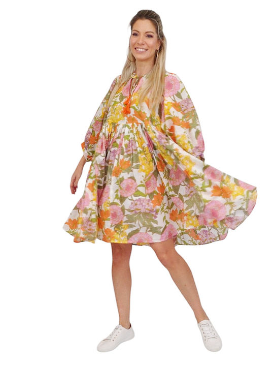Καλοκαιρινό Mini Φόρεμα Floral