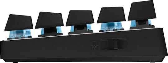 Logitech PRO X 60 Ασύρματο Οπτικό Gaming Πληκτρολόγιο 60% με GX Brown διακόπτες και RGB φωτισμό (International English)