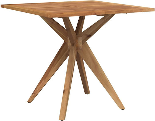 Masă 85x85x75 Lemn Masiv De Acacia