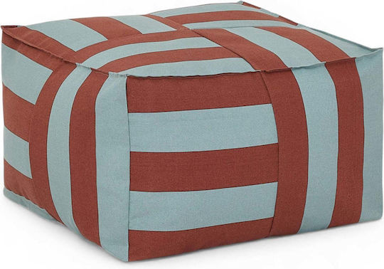 Bean Bag Stool Waterproof Toffee Blue Stripes Bean Bag Stool Waterproof Toffee Blue Stripes