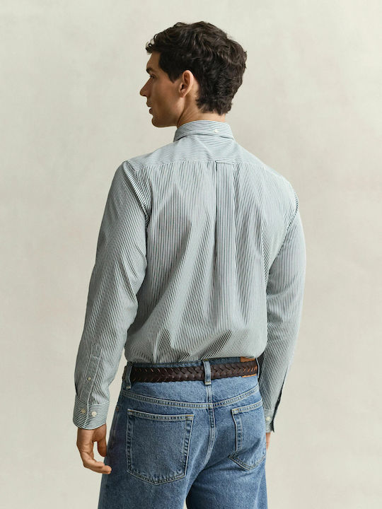 Gant Βαμβακερό Πουκάμισο Dark Emerald