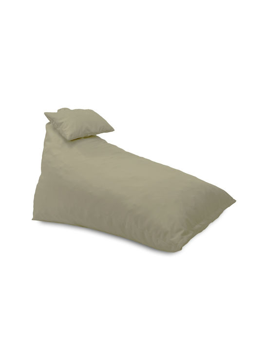 Fotolii Puf Bolster Impermeabil Bej 130x100x80cm