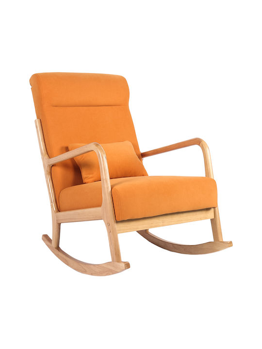 Edeldy Rocking Armchair Orange 102x66x99cm