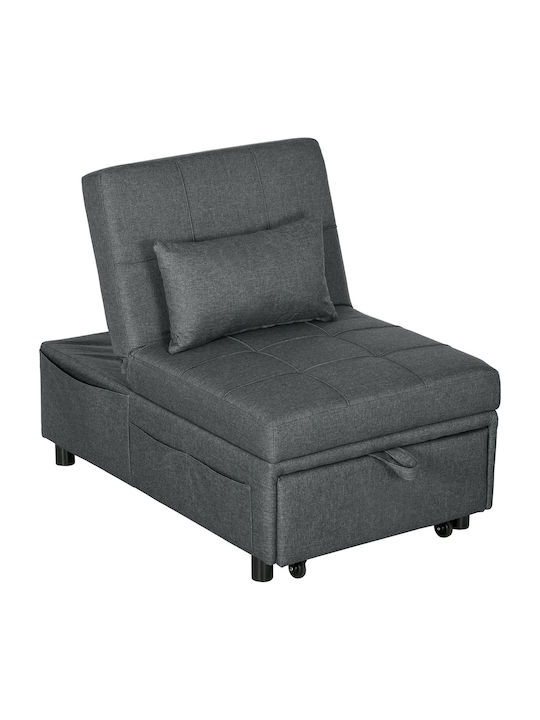 Scaun De Relaxare Relaxează-Te Gri 65.5x104x81cm