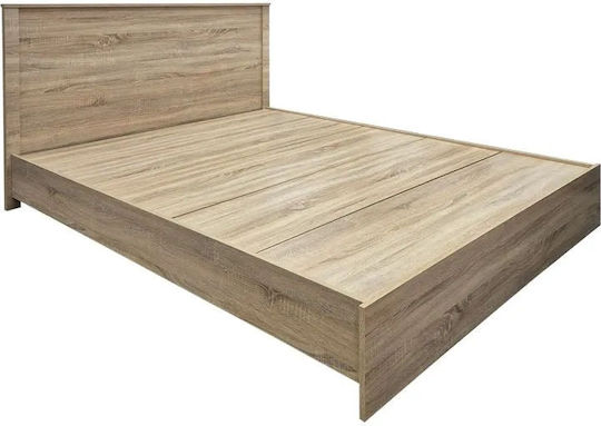 Athos Double Bed Base with Mattress 160x200cm Sonoma Athos Double Bed Base with Mattress 160x200cm Sonoma