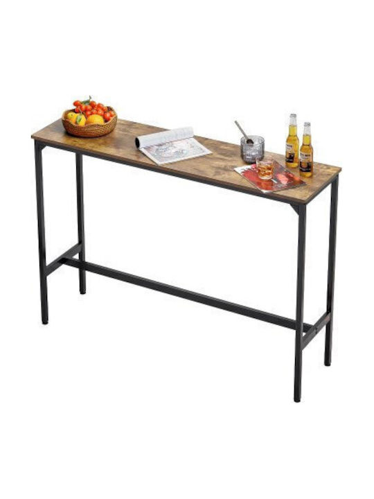 Table Bar Wooden Brown 139.7x38.1x99.06cm