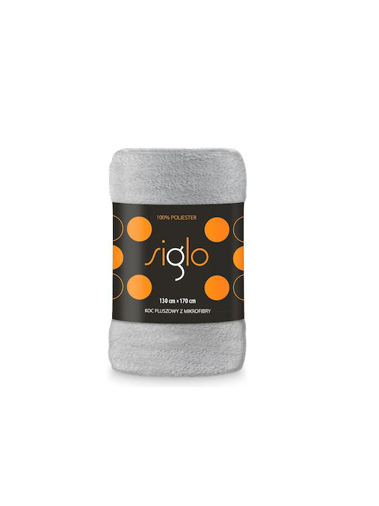 Faro Siglo Furry Sofa Blanket 130x170cm Silver