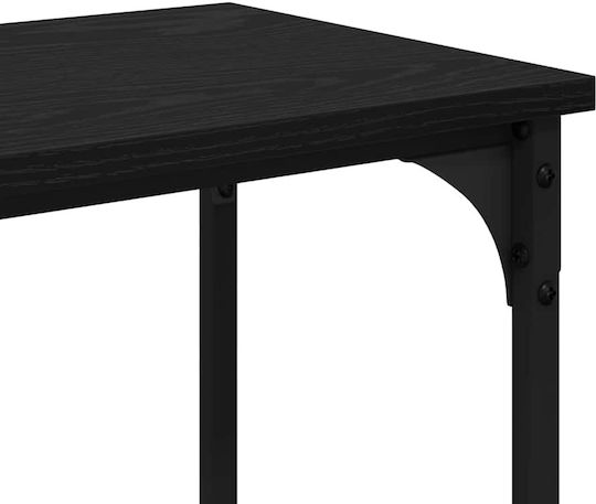 Konsolentisch aus Holz & Metall Schwarze Eiche M150xB29xH75cm Konsolentisch aus Holz & Metall Schwarze Eiche M150xB29xH75cm
