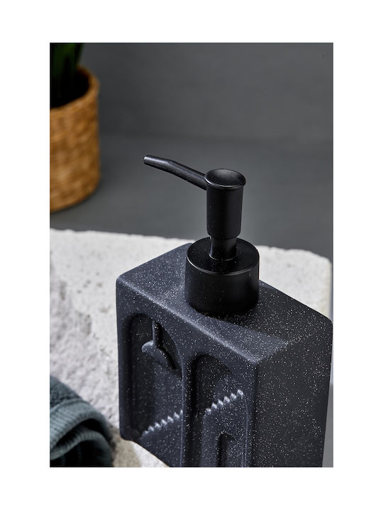 SteweHome Dozator De Bucătărie Din Plastic Negru 300ml
