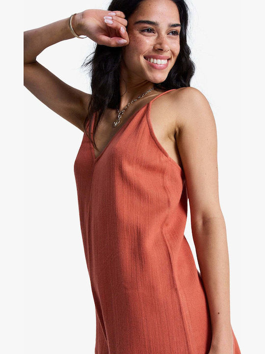 Women's Orange One-piece Shorts