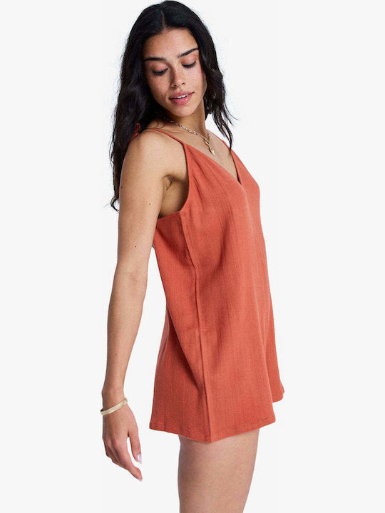 Women's Orange One-piece Shorts