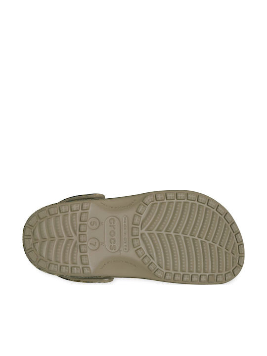 Crocs Klassische Männliche Holzschuhe Grüne