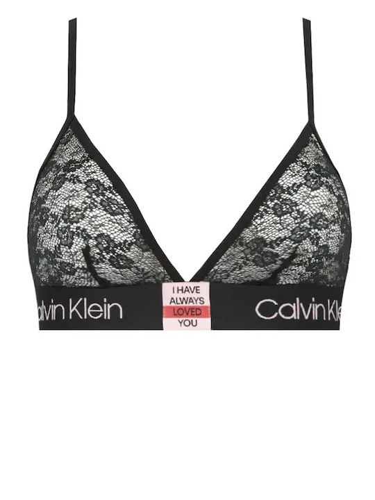 Calvin Klein Бралет Бра F5670-bk-xs 31-22 Кант Прозрачен Xs Черен