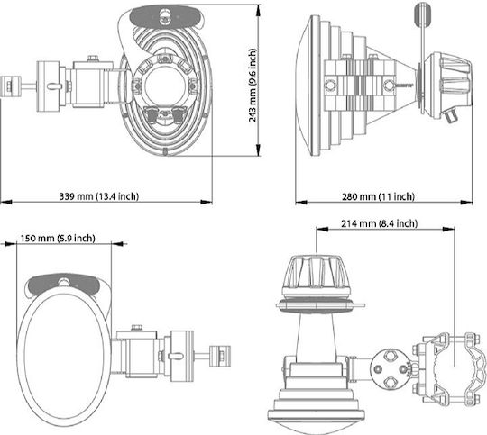 RF Elements HG4-CC-A45 Εξωτερική Κεραία WiFi