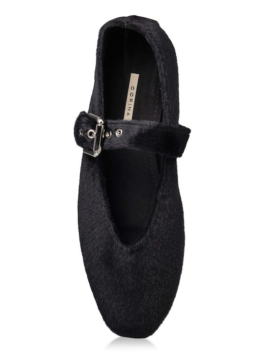 Women's Ballerina Shoes in Black Colour