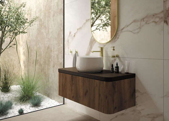 Deante Einbau Badezimmerwaschbecken Keramik 35,3x35,3cm Weiß