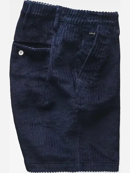Дамска бермудa Bold Indigo Corduroy, Тъмносин