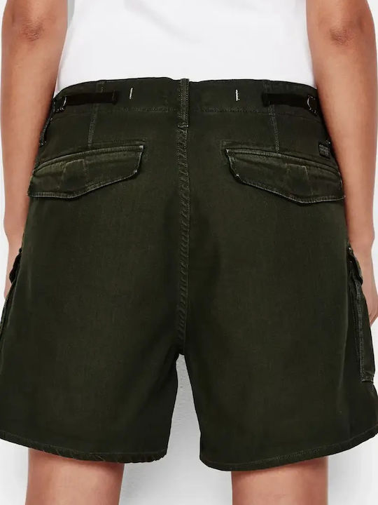 Дамски дънкови шорти Dark Green