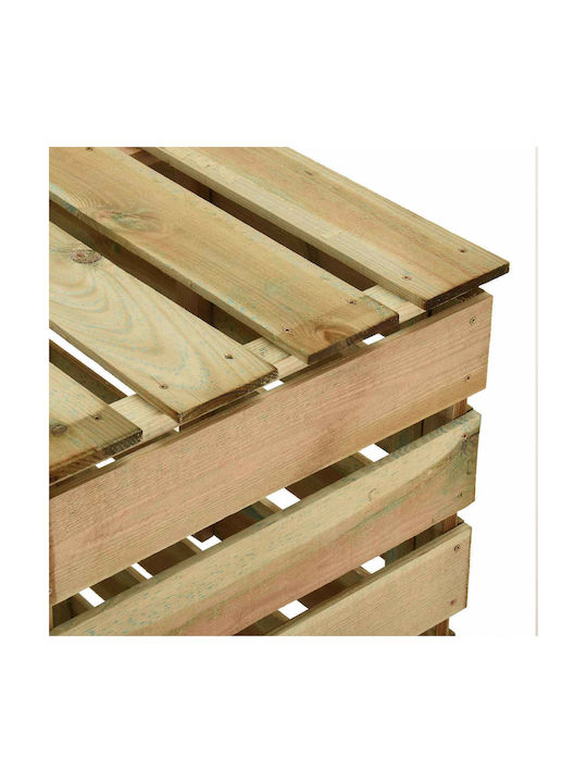 Дървено Външна Табуретка Зелена 110x58x113см