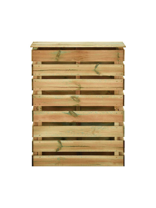 Дървено Външна Табуретка Зелена 110x58x113см