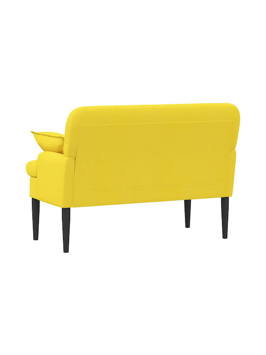 Canapea Cu Două Locuri Deschisă Galben Deschis 111x68x80cm