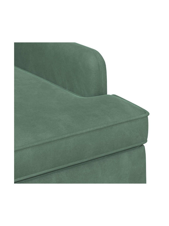 Canapea Cu Două Locuri Catifea Albastru Deschis 111x65x79cm