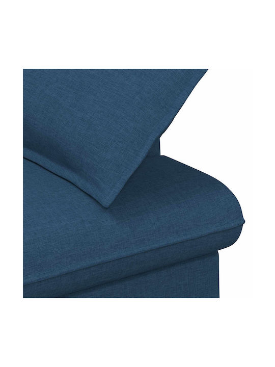 Doppelsitzer Sofa Blau 111x68x80cm