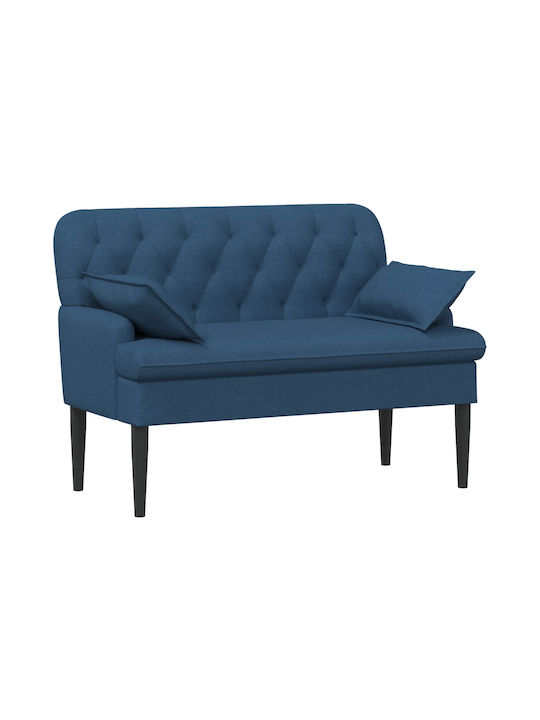 Doppelsitzer Sofa Blau 111x68x80cm