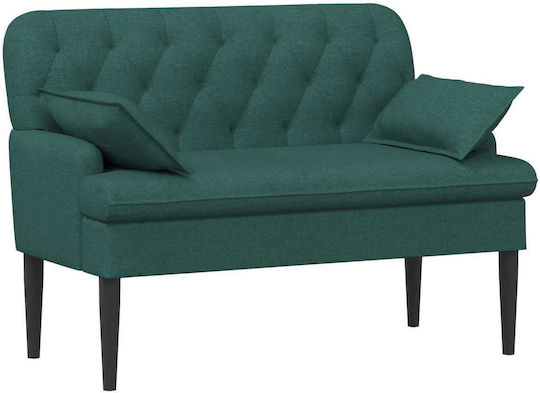 Canapea Cu Două Locuri Verde Închis 111x68x80cm