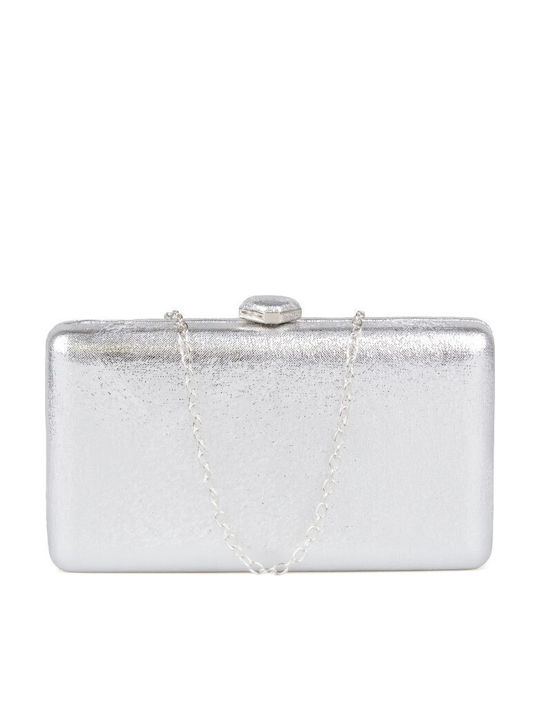 Γυναικείο Clutch Ασημί