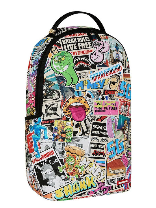 Sprayground Мъжка раница Punk Sticker Shark Multi 910b8651nsz