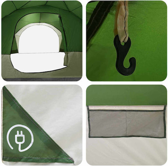 vidaXL Σκηνή Camping Igloo Αυτοκινήτου 4 Εποχών 410x410x250εκ.