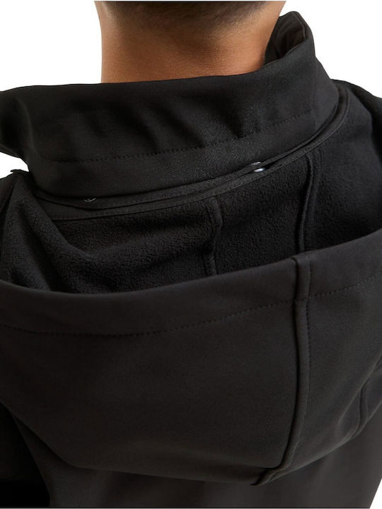 Kids Sports Jacket with Hood Black