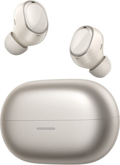QCY MeloBuds A30 Bluetooth Handsfree Headphones with Sweat Resistance and Charging Case Gold