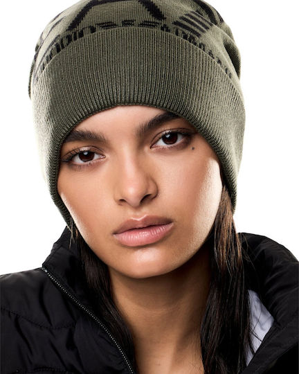 Beanie Căciulă Tricotată Pentru Femei în Culoare Verde