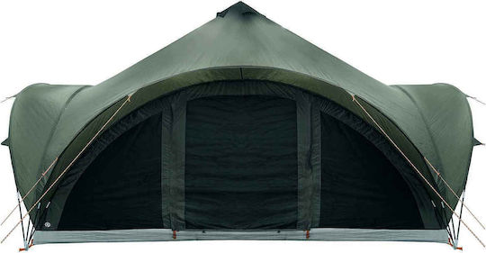 vidaXL Camping Teepee Tent Khaki 500x500x350cm