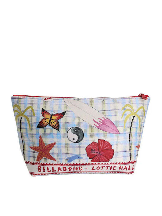 Billabong Дамски несесер Lottie Hall Dry Pouch Бял Мулти Bl000584-wti