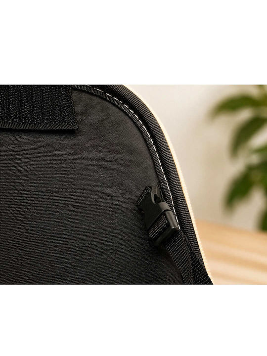 Toiletry Bag for Cosmetics with LED Mirror Hard Construction Adjustable Dividers